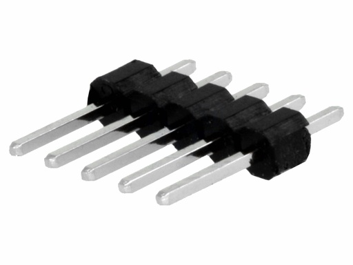 [H49720] Enkelt-række Pin header - Han/han 2,54mm 1x5-ben (H11,43mm)