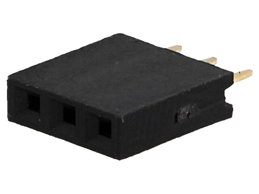[H58463] Enkelt-række Pin header - han/hun 2,54mm 1x3-ben