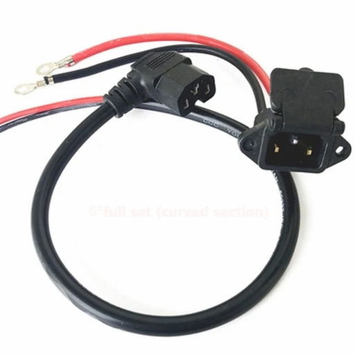 [H30330] Elcykel ladekabel/stiksæt - C13 (non-standard), 2mm²