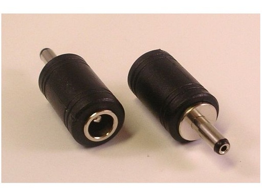[H14809] DC adapter - 5,5x2,1mm hun til 3,45x1,3mm han