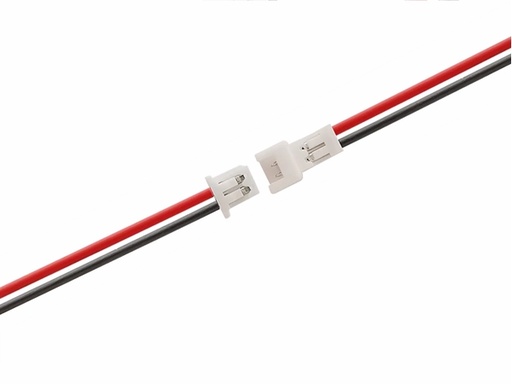 [H50258] Ledning-til-ledning stiksæt - 2pol (1,25mm) på ledn. (30cm)