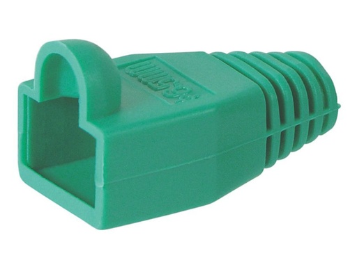 [H44471] Blød hætte til RJ45 modularstik - 6,5mm, Grøn (1 stk.)