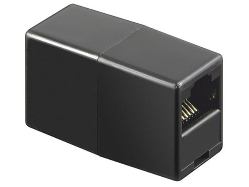 [H32742] Modular mellemled - 2 x RJ45(8P8C) hun, Sort