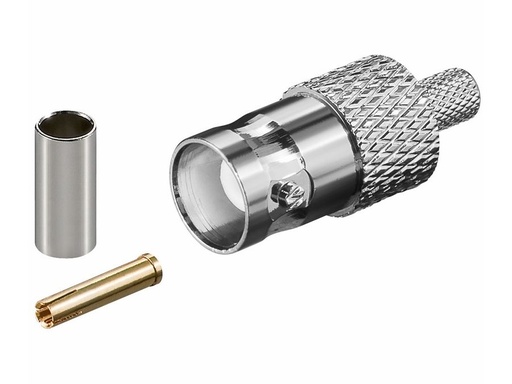 [H20525] BNC hun til RG58 (Ø5mm) - Krimptype