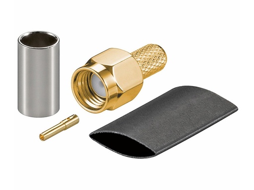 [H29432] RP-SMA hun krimpstik - Revers til RG58 inkl. krympeflex