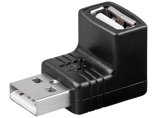 [H45843] USB 2.0 adapter - A han til 90° A hun
