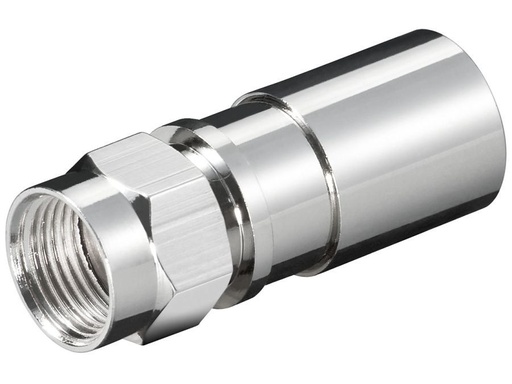 [H44697] F stik - Kompression til RG6, HF-tæt (Ø8,2mm)