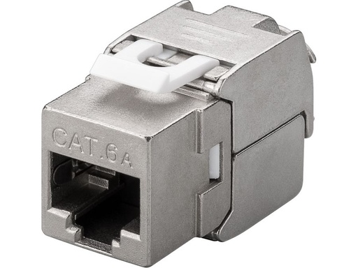 [H48843] Keystone RJ45 fatning - CAT6a 500MHz skærmet (LSA)