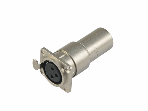 [H31363] XLR hun/han (feedthrough) adapter til panelmont.