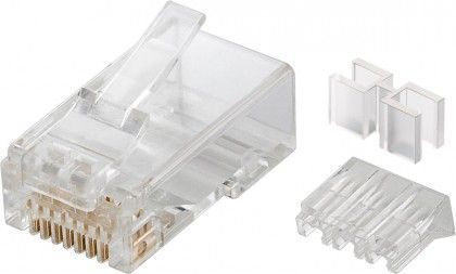 [H51021] RJ45 modularstik  8P8C til CAT6a UTP trådet/massiv (10 stk.)