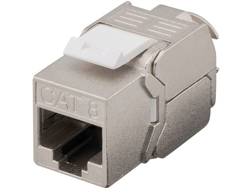 [H62283] Keystone RJ45 fatning - CAT8.1 shielded (Toolless)