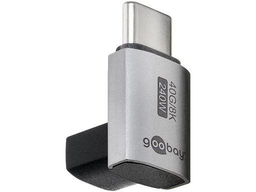 [H64121] USB4™ adapter - USB-C™ han til USB-C hun, vertical 90° kort