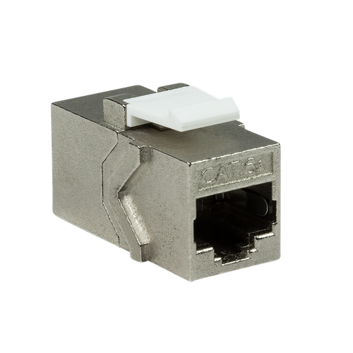 [H55108] Keystone RJ45 mellemled - CAT6a skærmet, 2 x RJ45(8P8C) hun