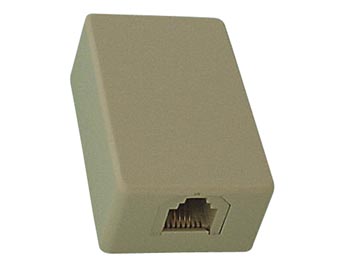 [H21153] Telefonudtag - RJ11(6P4C) hun, til vægmontering