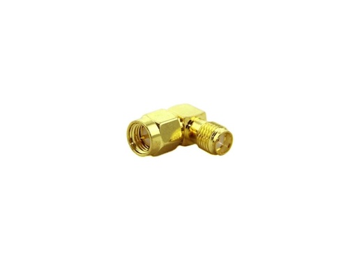 [H59281] Adapter - SMA han til SMA hun 90° (1 stk.)