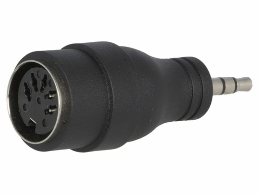 [H61888] DIN adapter - 5P DIN hun til 3,5mm st. JACK han (3-5-2)