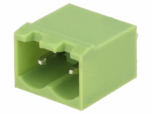 [H61656] Printfatning til indstik skrueterminal - 2P han 5,08mm