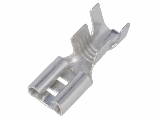 [H63794] Uisoleret spadefatning - 6,3mm 4-6mm² (10 stk.)