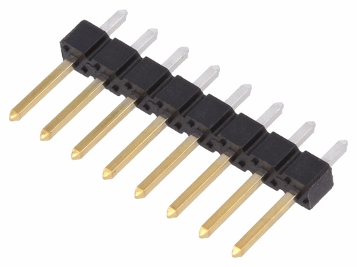 [H49692] Enkelt-række Pin header - Han/han 2,54mm 1x8-ben (H10,8mm)