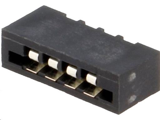 [H49776] FFC (PFC) Flexkabel konnektor - 4pol, Lige (2,54mm)