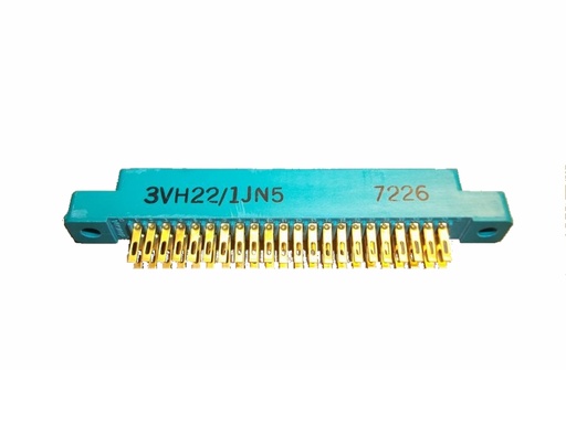 [H52164] Card edge stik - 50 pol, 2,54mm pitch, loddeben