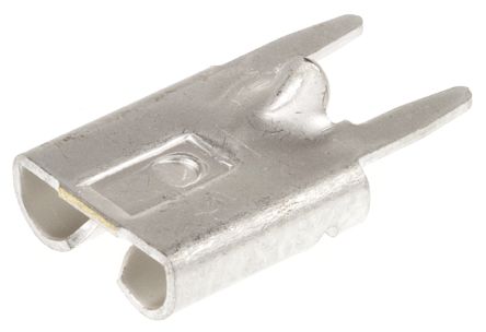 [H53260] Uisoleret spadefatning - 6,3mm hun, Printben (10 stk.)