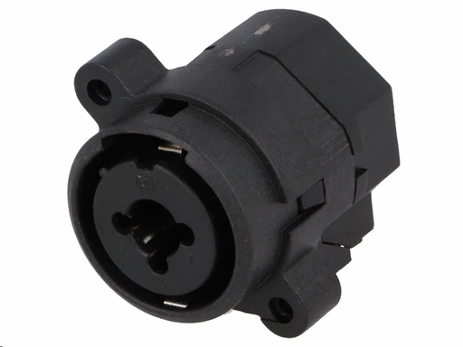 [H58768] XLR/JACK combo fatning m. stel, loddeben