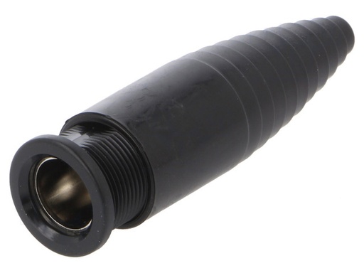 [H55913] Mini Cigar fatning - 12/24V / 16A, ledningsmont.