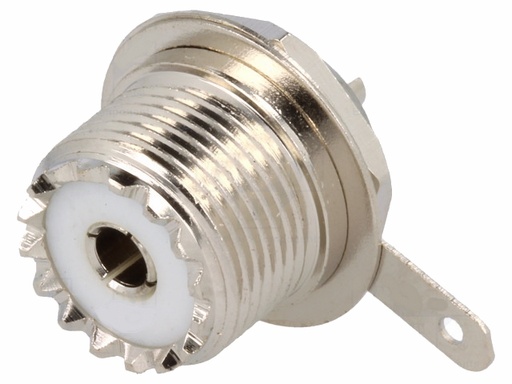 [H55045] UHF(SO-239) chassisfatning - 1 hul montering