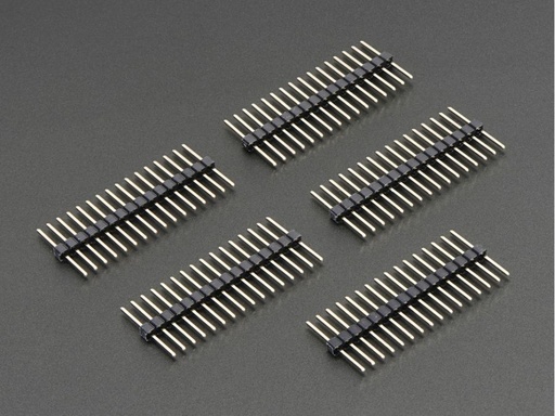 [H34472] Pin header - 2,54mm han/han, 1x16pol, H18mm (5 stk.)
