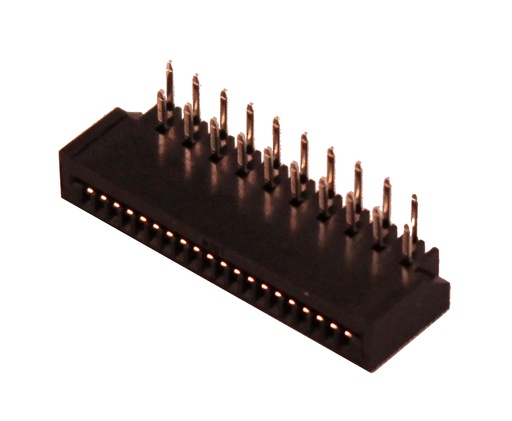 [H34314] FFC (PFC) Flexkabel konnektor - 20 pol, 90° vinklet (2,54mm)