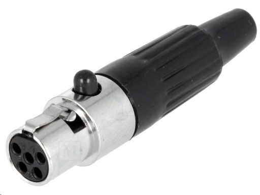 [H43222] Mini XLR 5pol mellemled (hun)