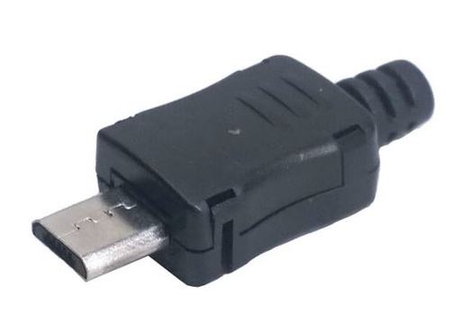 [H40384] Micro USB B han til ledningsmontage