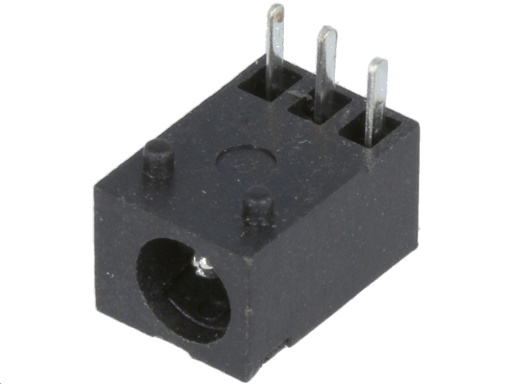 [H39349] DC fatning - 3,5 x 1,3mm m. kontakt til printmont.