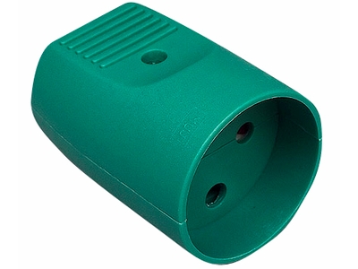 [H39139] Netstik forlængerled - Rund, m. blindjord, Slagfast, Grøn