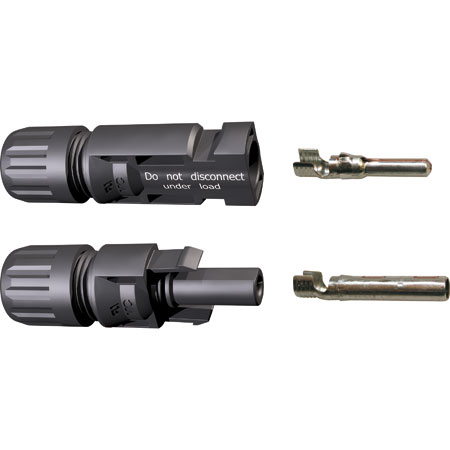 [H37545] MC4 stiksæt til solpaneler - Han og hun, IP67 (2 dele)