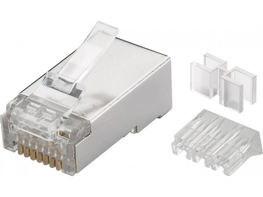 [H35738] RJ45 modularstik  8P8C til CAT6a FTP trådet/massiv (10 stk.)