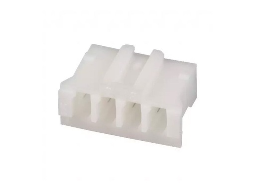 [H37874] Ledning-til-print stik - NXG, 1x4pol, 1A, 2mm benafst.