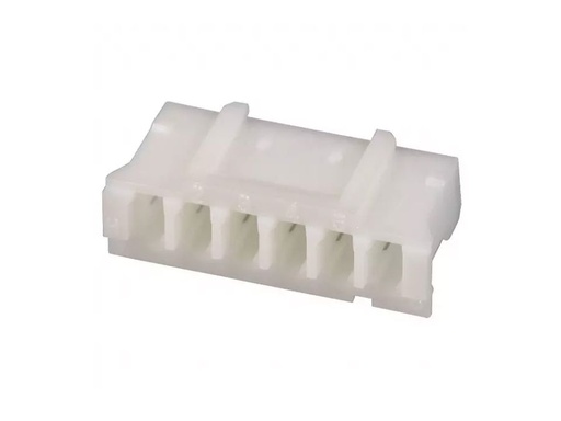 [H37942] Ledning-til-print stik - NXG, 1x6pol, 1A, 2mm benafst.