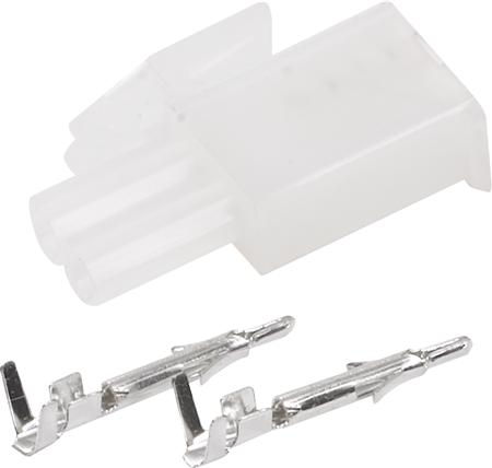 [H17515] AMP stik m. krimpben - 2pol han (1 stk.)