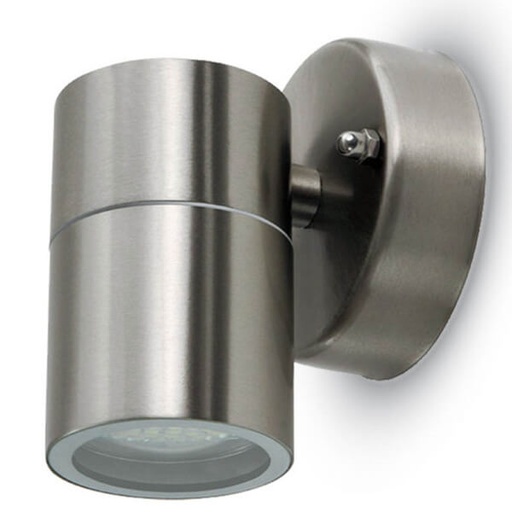 [76217501] Væglampe GU10 - Rustfri stål