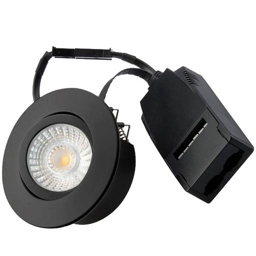 [767850] Diospot 30 V.2 6W 3000K 38° dæmpbar 32mm rund sort