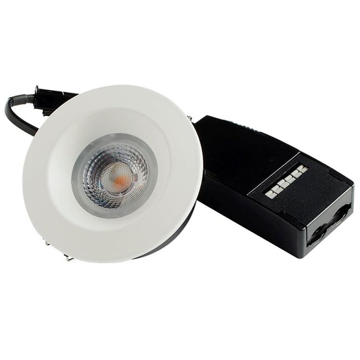 [767871] Diospot 30 One 6W 3000K 38° dæmpbar 32mm - hvid