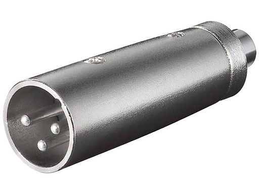 [H21514] XLR adapter - XLR 3P han til RCA(Phono) hun
