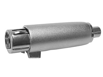 [H21515] XLR adapter - XLR 3P hun til RCA(phono) hun