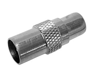 [H21465] TV antenneadapter - COAX han til RCA(phono) hun