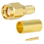 [H21359] SMA han til RG58 kabel, Ø5mm, (krimptype)