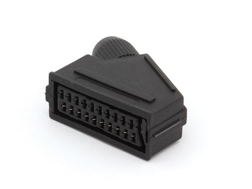 [H21334] SCART hunstik - 21 pol, til kabel