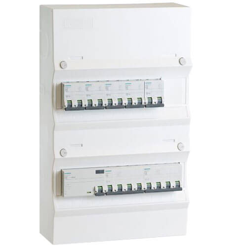 [7816304951] Færdigmonteret gruppetavle - HPFI - 5x13A 1P+N - 1x16A 3P+N - 1x13A 3P+N - Hvid