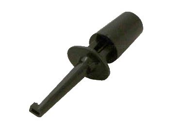 [H21238] Clip-on prøveklemme - 60Vdc, 40mm, Sort